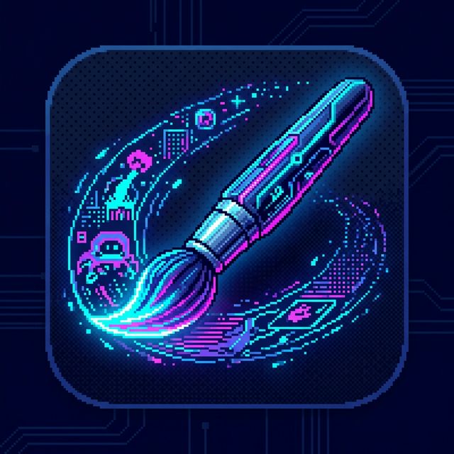 PixPaint Studio Logo